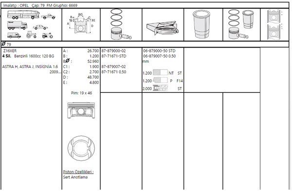 Piston, Segman
