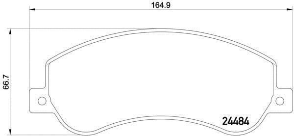 Volkswagen Amarok 2010-2016  Apetech Ön Fren Balatası AP1749