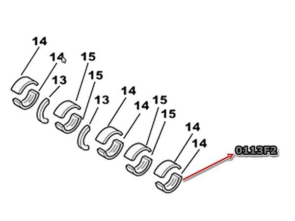Citroen Xsara 2000-2006  Sahin Ana Yatak 5275STD