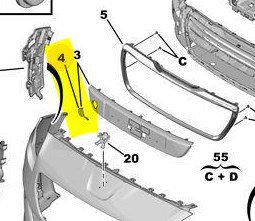 Ön Tampon Çeki Kapağı
