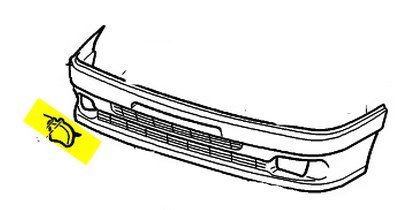 Ön Sağ Tampon Sis Kapağı / Bakaliti