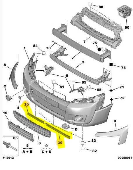 Ön Sağ Tampon Spoyler