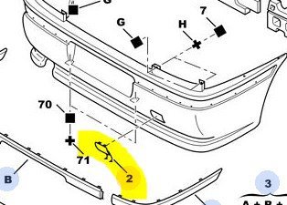 Arka Tampon Çeki Kapağı