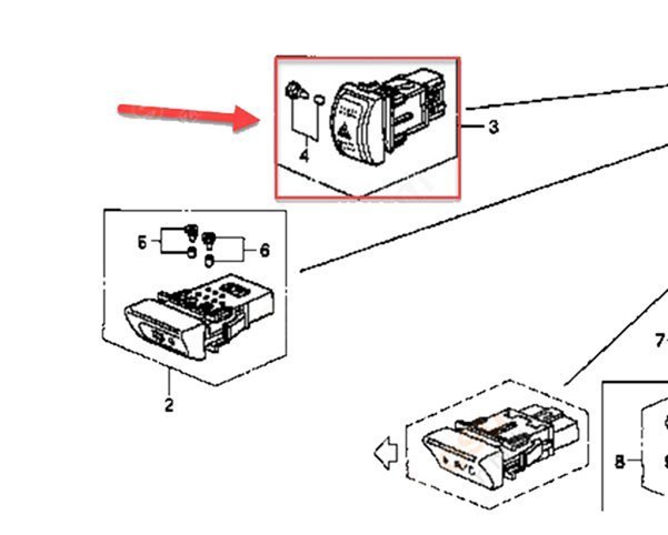 Dörtlü Düğmesi / Flaşör