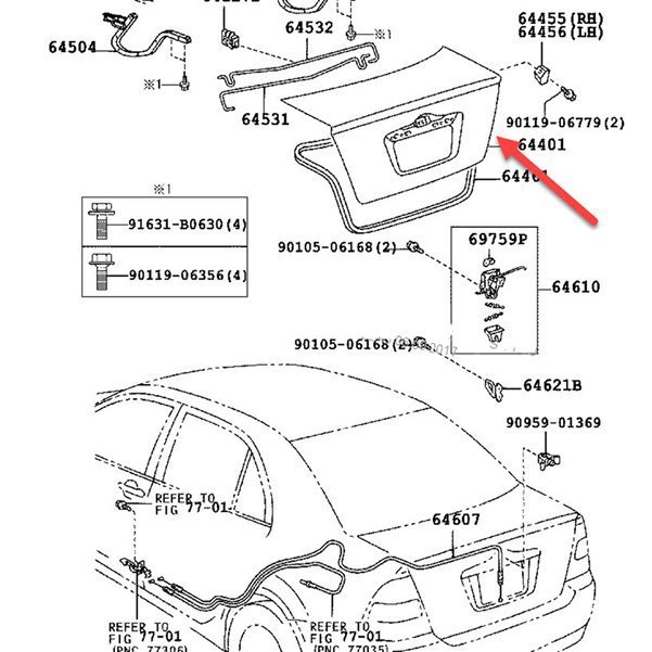Bagaj Kapağı / Kaput