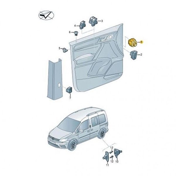 Ayna Kumanda Düğmesi