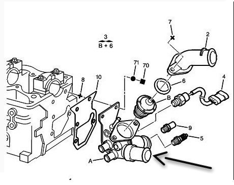 Termostat Alt Gövdesi
