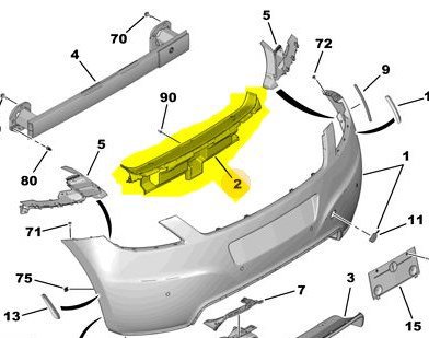 Arka Tampon Bağlantı Ayağı