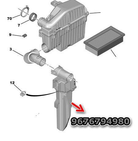 Hava Filtre Kutusu / Rezonatör
