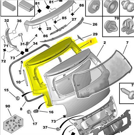 Bagaj Kapağı / Kaput