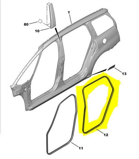 Arka Sağ / Sol Kapı Fitili