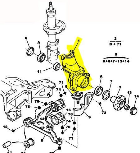 Ön Sol Aks Taşıyıcı