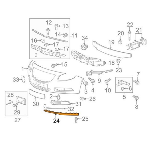 Ön Sağ Tampon Spoyler