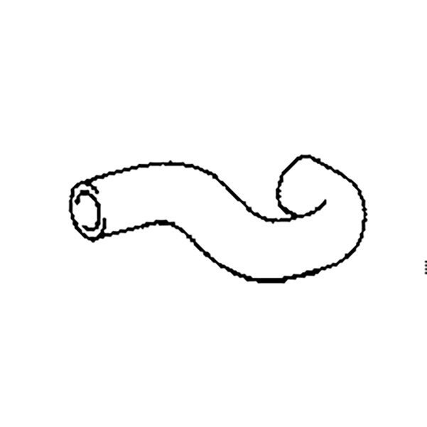 Motor Radyatörü Üst Su Hortumu