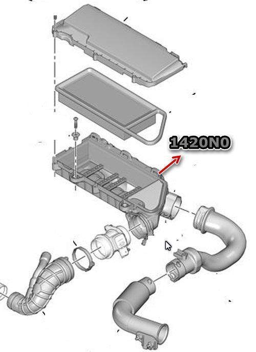 Hava Filtre Kutusu Alt