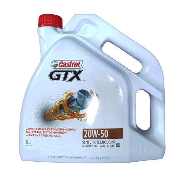 Hyundai Accent 1998-2000  Castrol 20W-50 Yağ 15293E