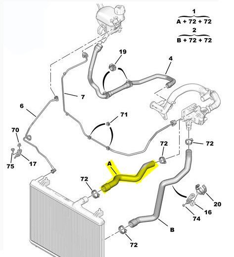 Motor Radyatörü Üst Su Hortumu