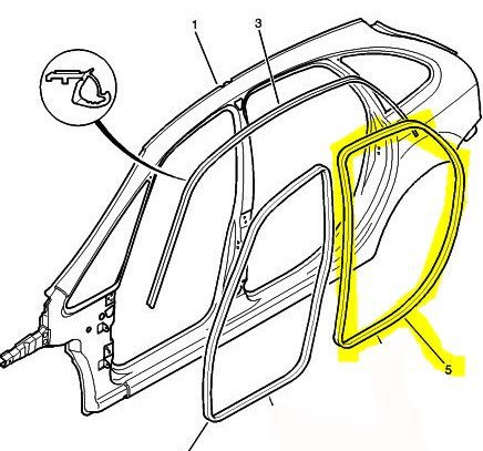 Arka Sağ / Sol Kapı Fitili