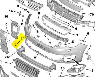 Ön Tampon Çeki Kapağı