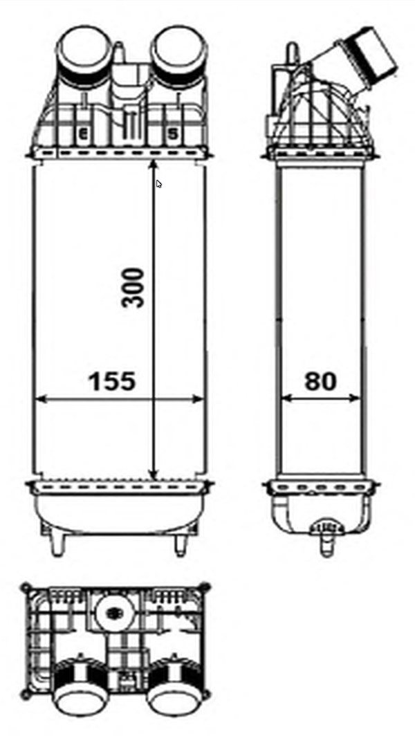 Motoec Turbo Radyatörü /İnterkol 0384N7