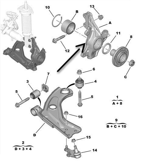 Ön Sol Aks Taşıyıcı