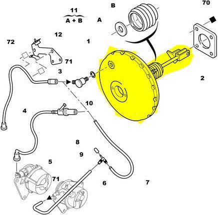 Peugeot 406 1995-1999  Orjinal Westinghouse 4535J5