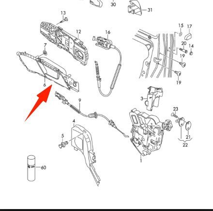 Ön Sağ Kapı Kolu İç Açma