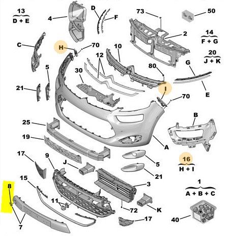 Ön Tampon Çeki Kapağı