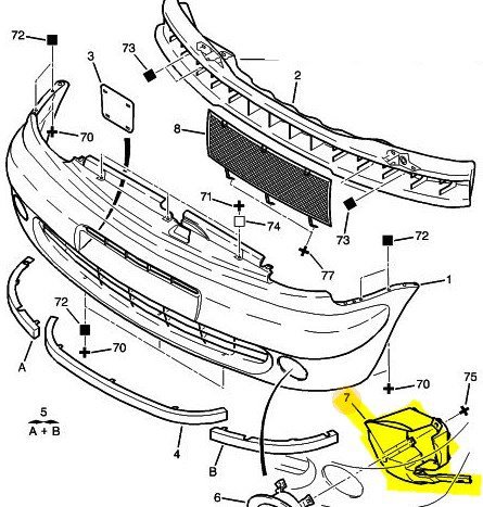 Ön Sol Tampon Sis Kapağı / Bakaliti