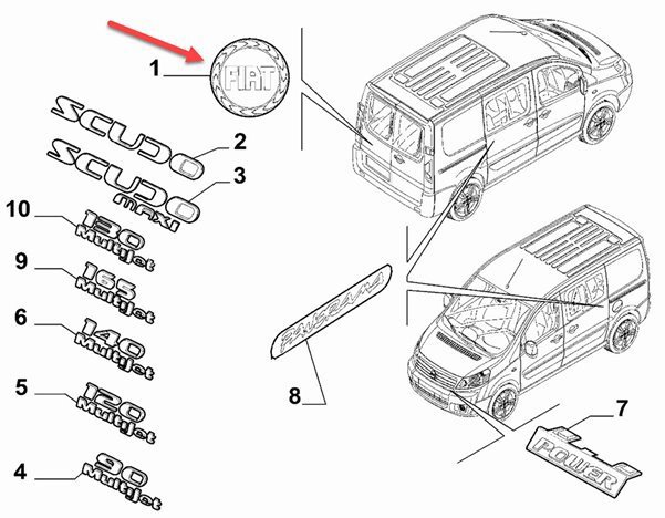 Bagaj Kapağı Yazı / Arma