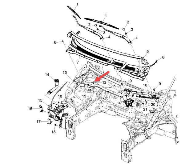 Ön Silecek Fıskıye Memesi