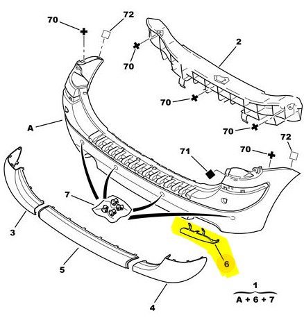 Arka Tampon Çeki Kapağı