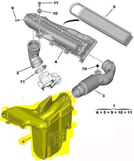 Hava Filtre Kutusu / Rezonatör