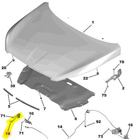 Ön Kaput Kilit Üst