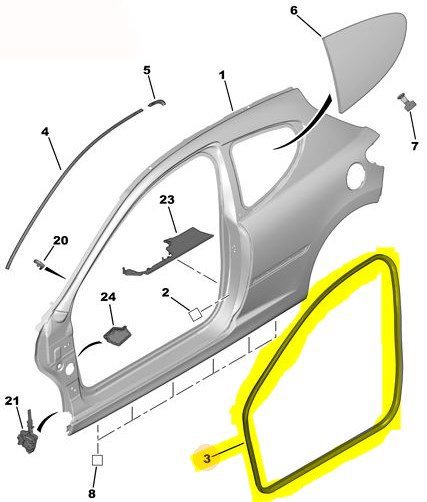 Sağ / Sol Kapı Fitili