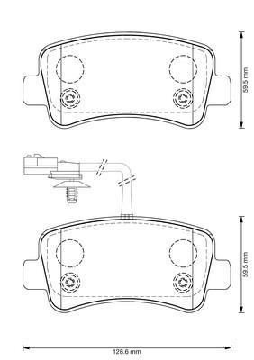 Renault Master 2008-2014  Veka Arka Fren Balatası BP1141100