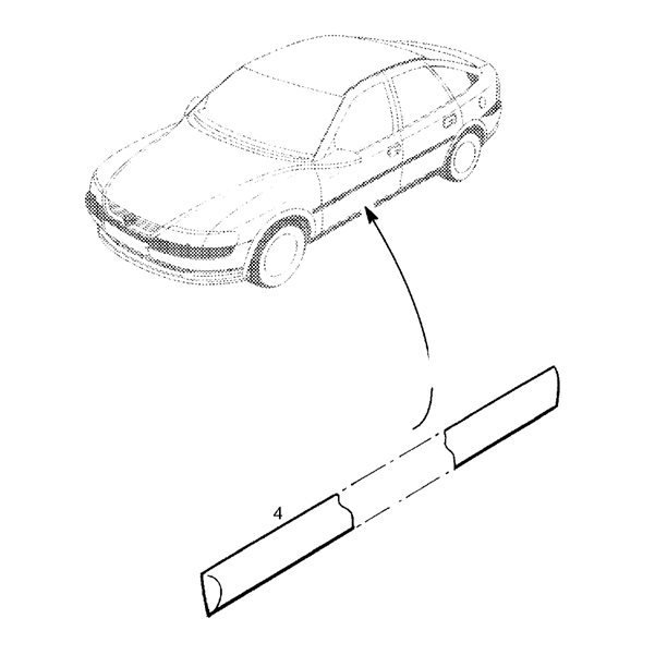 Ön Sağ Kapı Çıtası / Bant / Kuşak