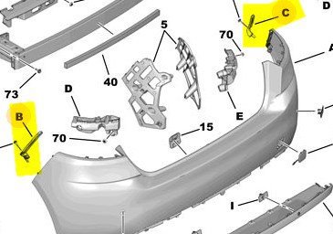 Arka Tampon Bağlantı Ayağı
