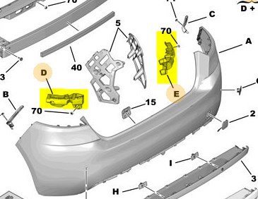 Arka Tampon Bağlantı Ayağı