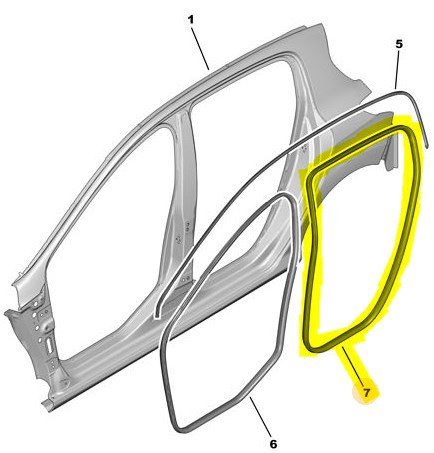 Arka Sağ / Sol Kapı Fitili