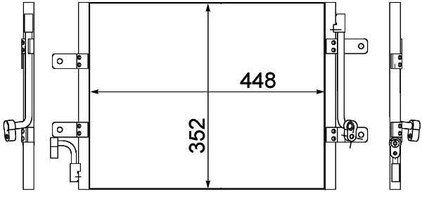 Fiat Palio 2002-2006  Orjinal Klima Radyatörü 51722816