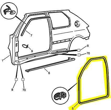 Sağ / Sol Kapı Fitili