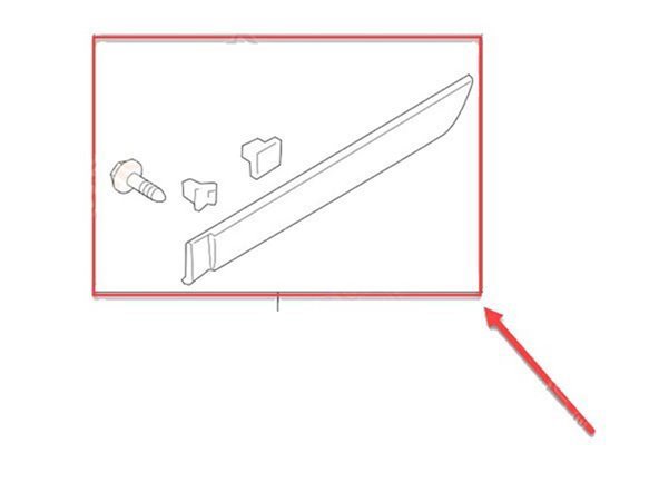 Arka Sağ Kapı Çıtası / Bant / Kuşak