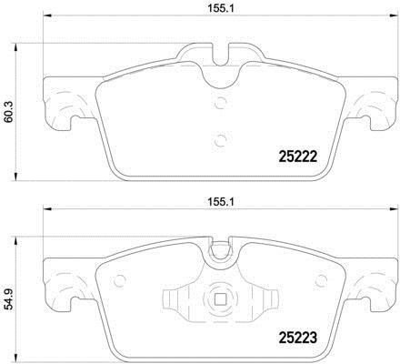 Peugeot 508 2010-2014  Mga Ön Fren Balatası MGA55642
