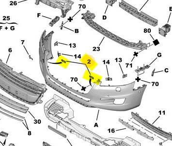 Ön Tampon Bağlantı Ayağı