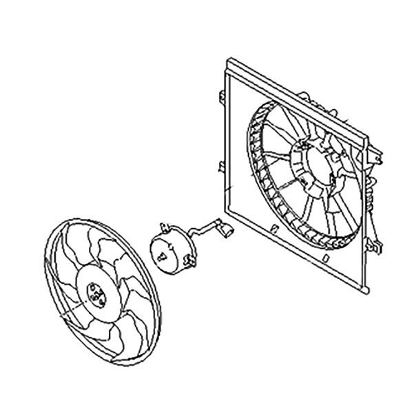 Komple Fan Motoru Çerçeveli
