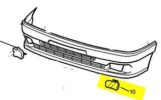 Ön Sol Tampon Sis Kapağı / Bakaliti