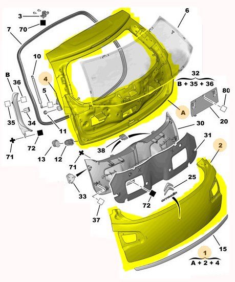 Bagaj Kapağı / Kaput