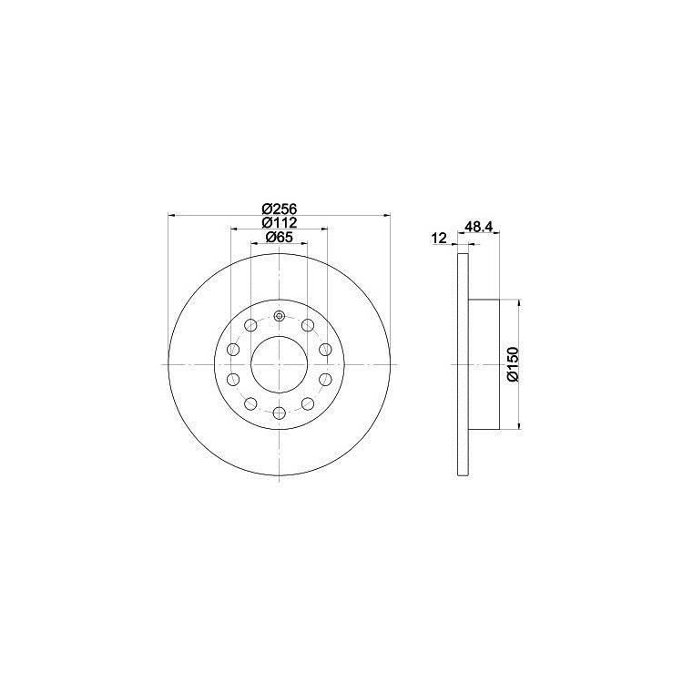 Bosch Arka Fren Diski 0986479B78