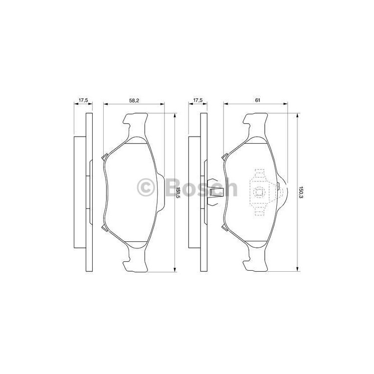 Toyota Yaris 2015-2017  Ayd Ön Fren Balatası AYD60440A